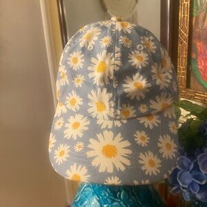 Floral Daisy baseball hat